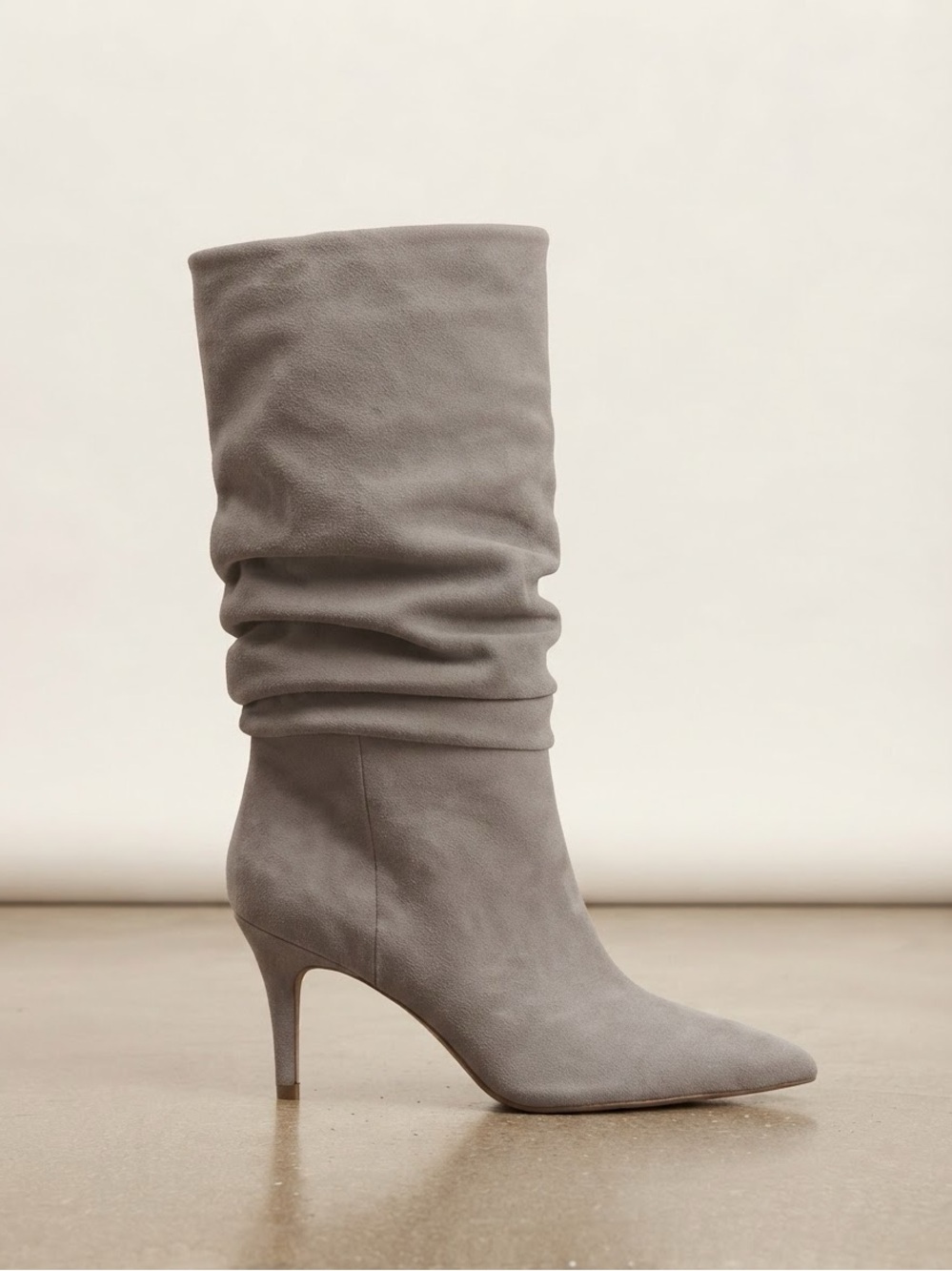 ♥️♥️ I.N.C International Concepts Women's Demiya Slouchy Boots - True Taupe 8.5M - Picture 2 of 7
